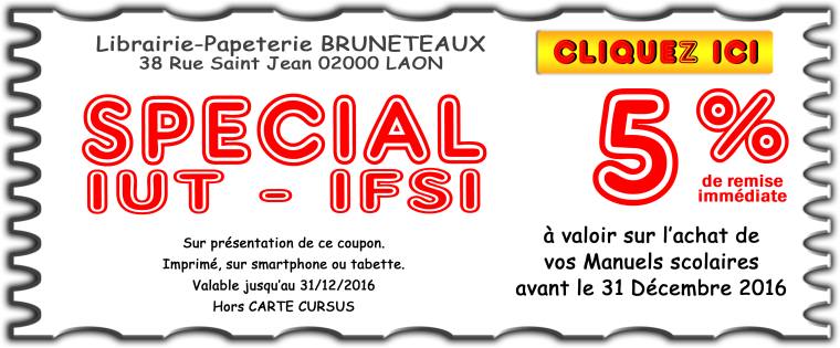 coupon promo IUT IFSI